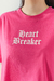 REMERA HEART BREAK CROP FUCSIA en internet