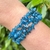 Pulseira Apatita Azul Cascalho