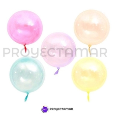 Burbuja Cristal Color 18" x5 - Proyectamar