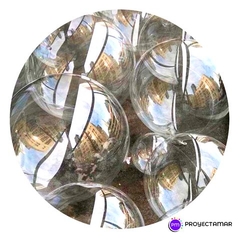 Burbuja Cristal Simple Estirada 18" x5 - comprar online