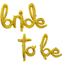 Globo Frase "Bride to be" Casamiento x5 - comprar online