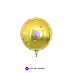 Globo Orbz Metalizado Esfera 10" X5 - Proyectamar
