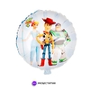 Globo Circulo Toy Story Celeste 18" x5