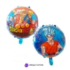 Globo Circulo Dragon Ball Z Doble Cara Azul 18" x5