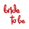 Globo Frase "Bride to be" Casamiento x5