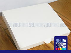 50 - Caja grande blanca sublimable para playera con interior café. - comprar en línea