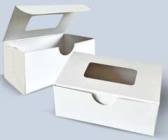 25 - Caja mini multiusos blanca Sublimable con interior blanco