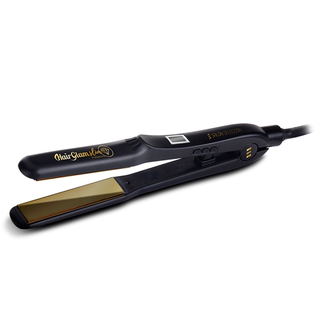 Plancha De Pelo Hair Glam Slim Profesional Estrecha Delgada y Versatil