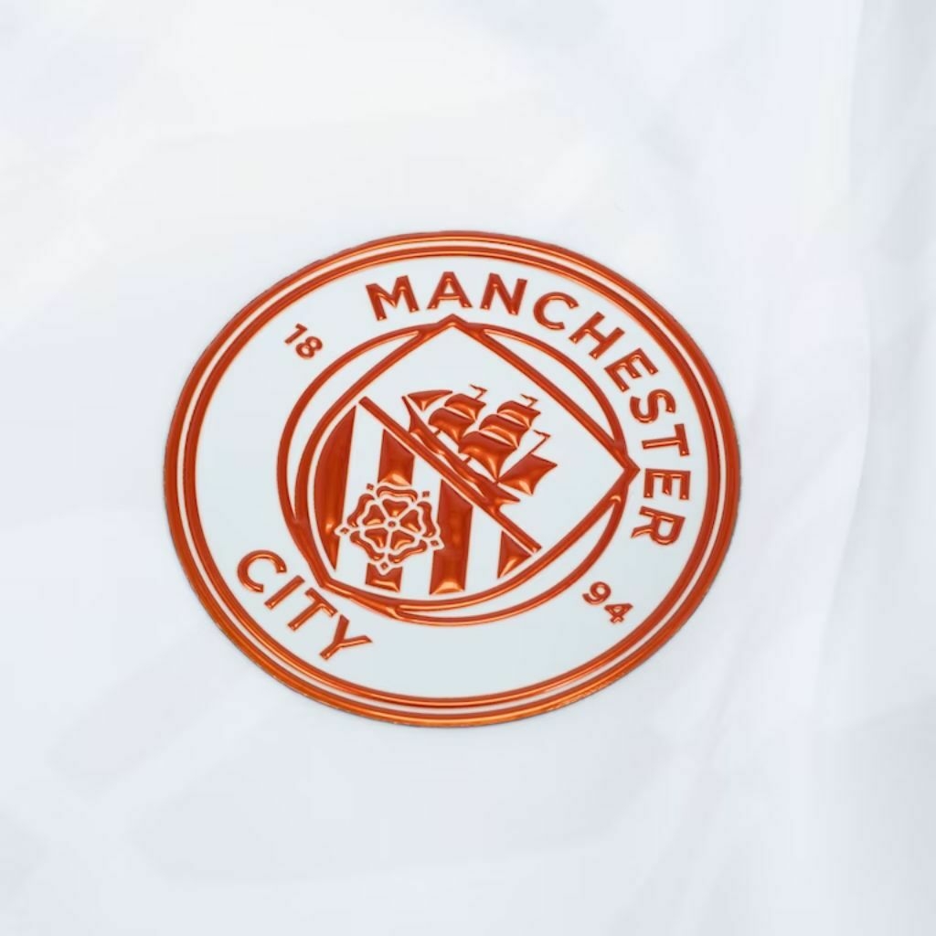 Camisa Manchester City Away 2023/24 Torcedor Puma - Branca Off-White