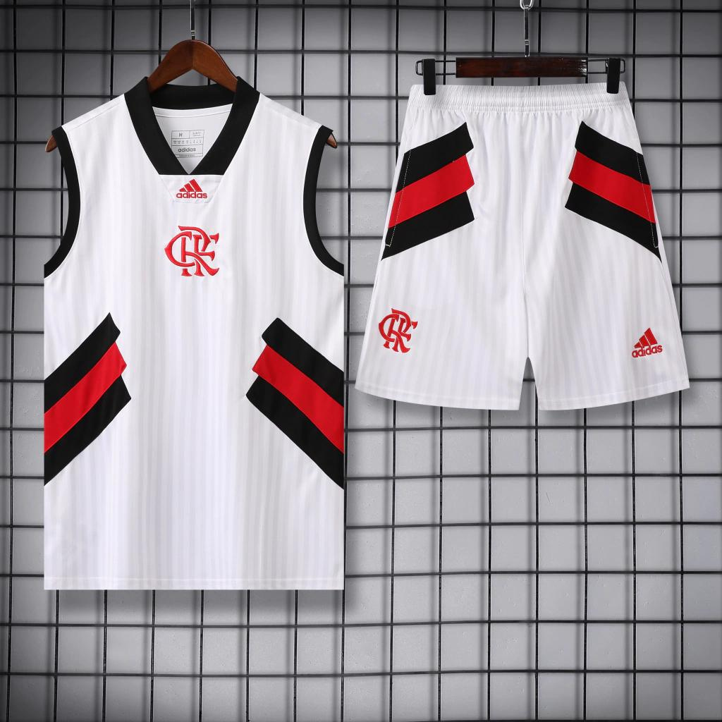 Kit de Treino Flamengo 2023 - Masculina - Creme