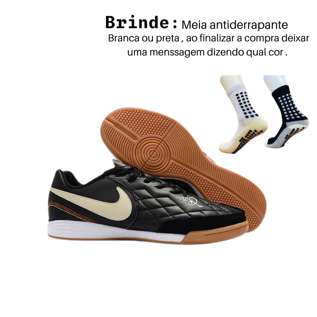 Chuteira NIKE Tiempo Legend 7 Academy Society R10 Dourado