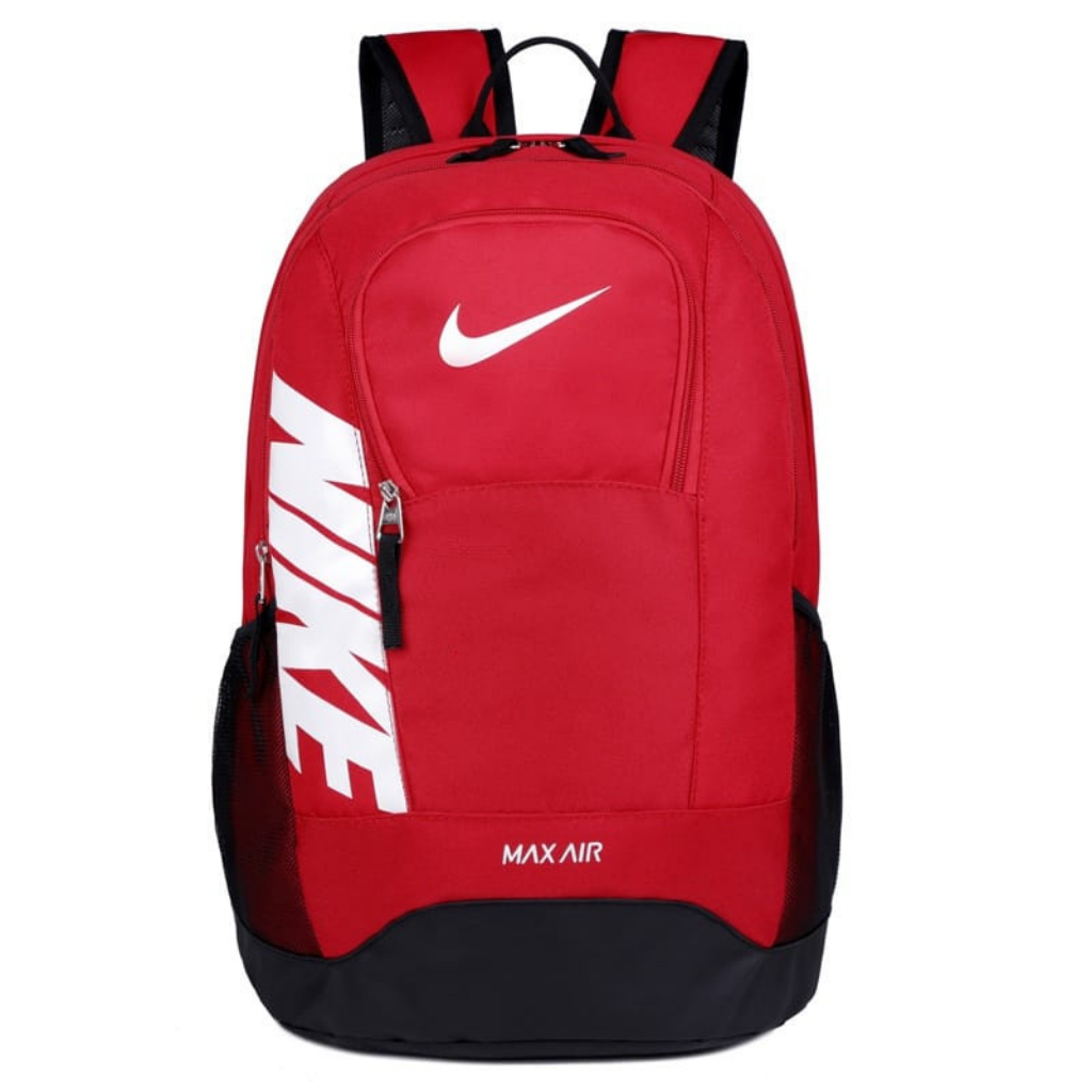 Mochila nike preta e sales vermelho