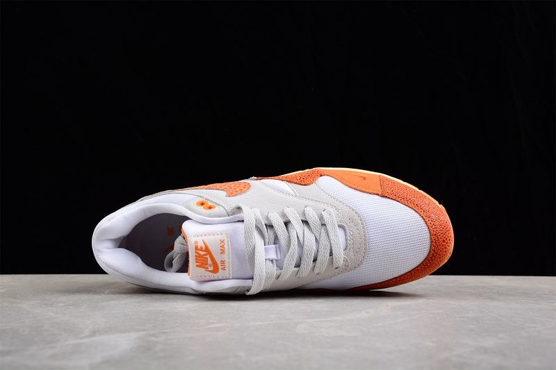 Nike air max 1 best sale orange white