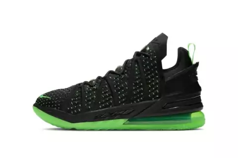 Lebron 18 black red on sale