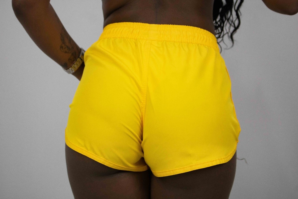 Short Feminino Brasil Amarelo - Mascena Store