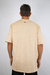 Camisa Oversized Assinatura Colorida Bege - loja online