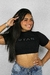 Cropped Preto Utan Camaleao - comprar online