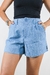 Short de Alfaiataria Feminino Azul na internet