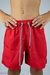 Short Masculino Elastano Vermelho Infantil