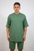 Camisa Oversized Sign Verde Militar na internet