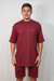 Camisa Oversized Sign Vinho - loja online