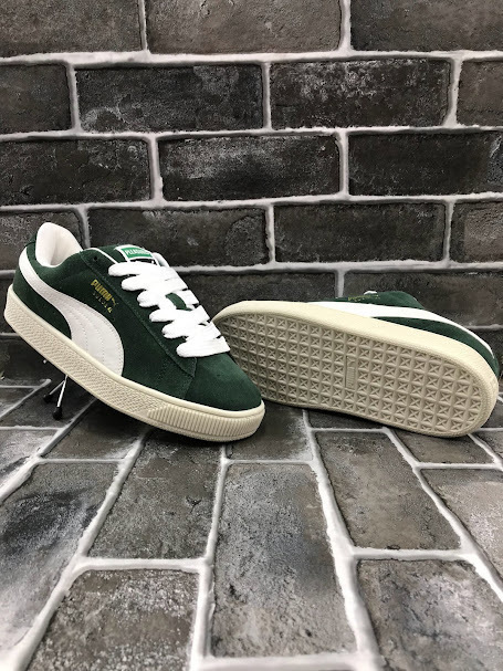 Puma suede verde hot sale