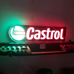 Cartel Castrol Espejo retroiluminado