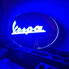 Cartel Vespa Espejo retroiluminado - tienda online