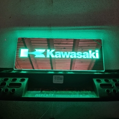 Cartel Kawasaki Espejo retroiluminado - tienda online