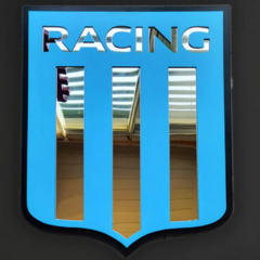 Escudo Racing espejo acrílico Inastillable - comprar online