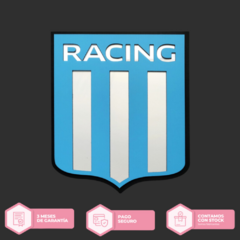 Escudo Racing espejo acrílico Inastillable en internet