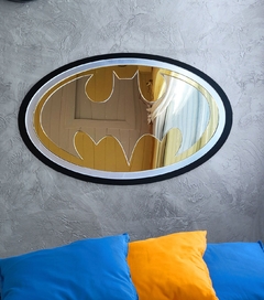 Espejo Acrílico Batman inastillable dorado y plata - Dazz Deco