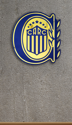 Escudo Rosario Central espejo acrílico - Dazz Deco