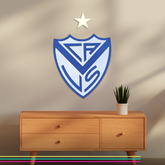 Escudo Vélez Sarsfield espejo acrílico