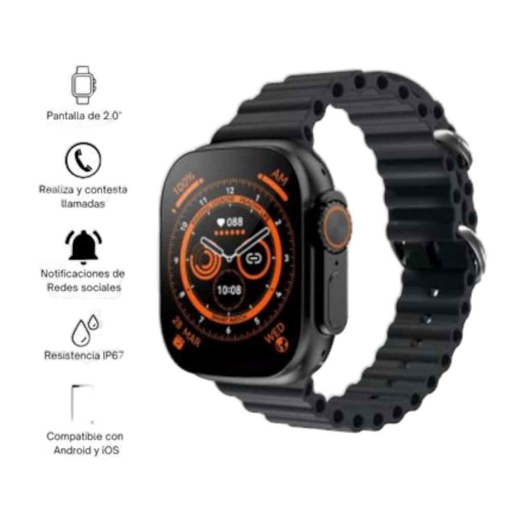 Smartwatch t900 caracteristicas sale