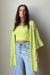 Kimono Kelly verde limoneto* - comprar online