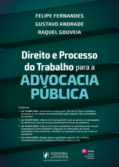 DIREITO E PROCESSO DO TRABALHO PARA A ADVOCACIA PÚBLICA (2024)