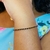 Imagem do Pulseira Infantil de Strass Preto