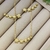 Conjunto 5 Estrelas Banhado A Ouro 18K