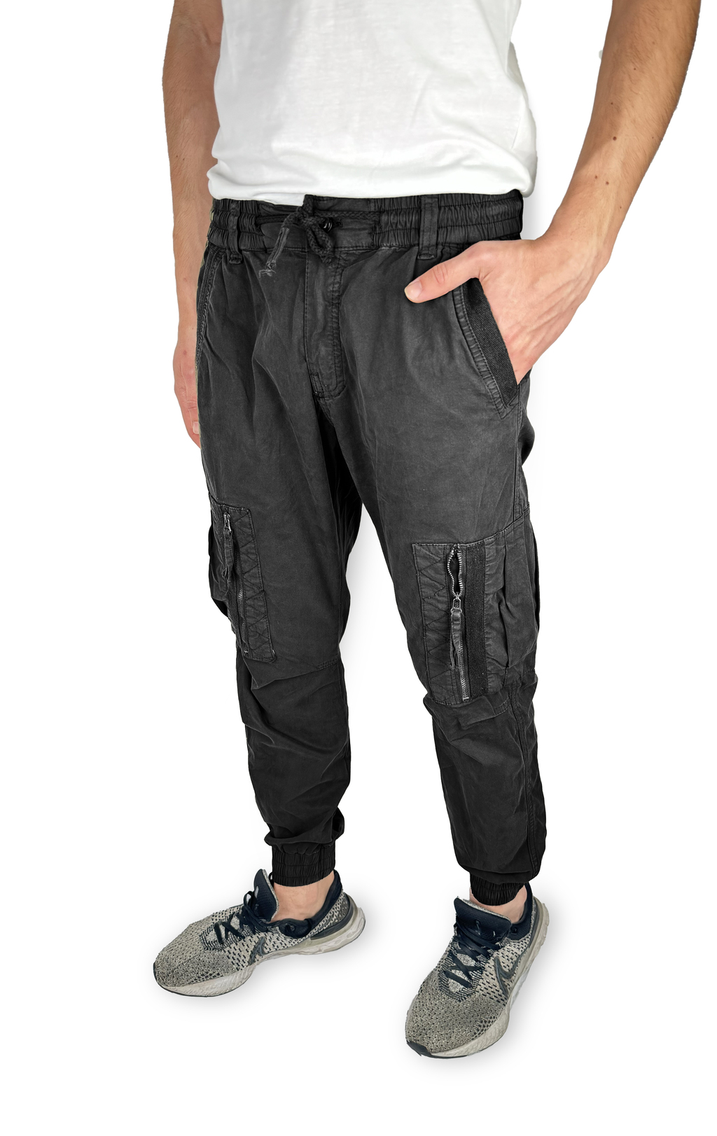Jogger de Gabardina Con Bolsillo Con Cierre Mirrow