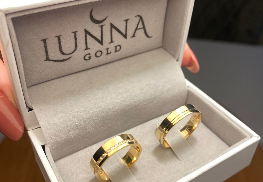 Alianças de Casamento: Eternize Seu Amor Com a Lunna Gold