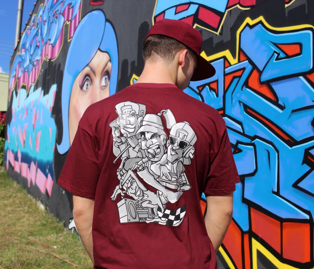 camisetas de graffiti hip hop