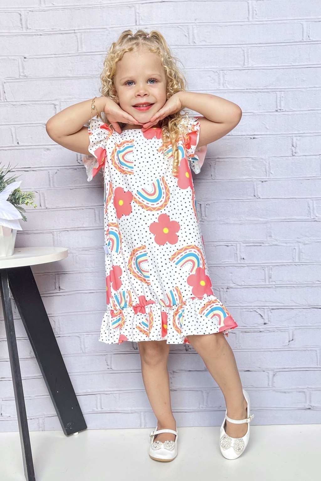 Comprar Moda Infantil Vestido Macaquinho Conjuntos Infantil Barato