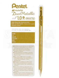 Caneta PENTEL Hybrid Dual Metallic Ouro - K110-DXX - comprar online
