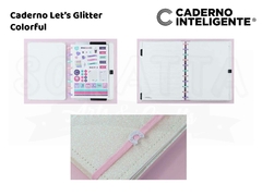 Caderno Let's Glitter Colorful A5 - CADERNO INTELIGENTE - comprar online