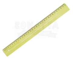 Régua de 30cm Dello Serena Amarelo Pastel - 3112ap