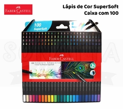 Lápis de Cor FABER-CASTELL Supersoft Com 100 Cores - 1207100SOFT