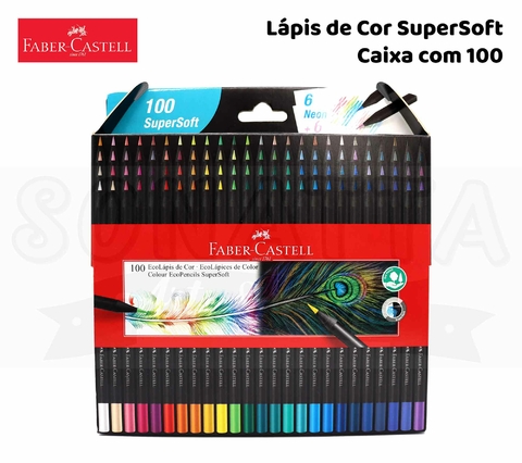 Faber-Castell Color Pencil, EcoPencil Supersoft, 1207100SOFT, 100 Colors