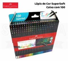 Lápis de Cor FABER-CASTELL Supersoft Com 100 Cores - 1207100SOFT - comprar online