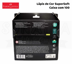 Lápis de Cor FABER-CASTELL Supersoft Com 100 Cores - 1207100SOFT na internet